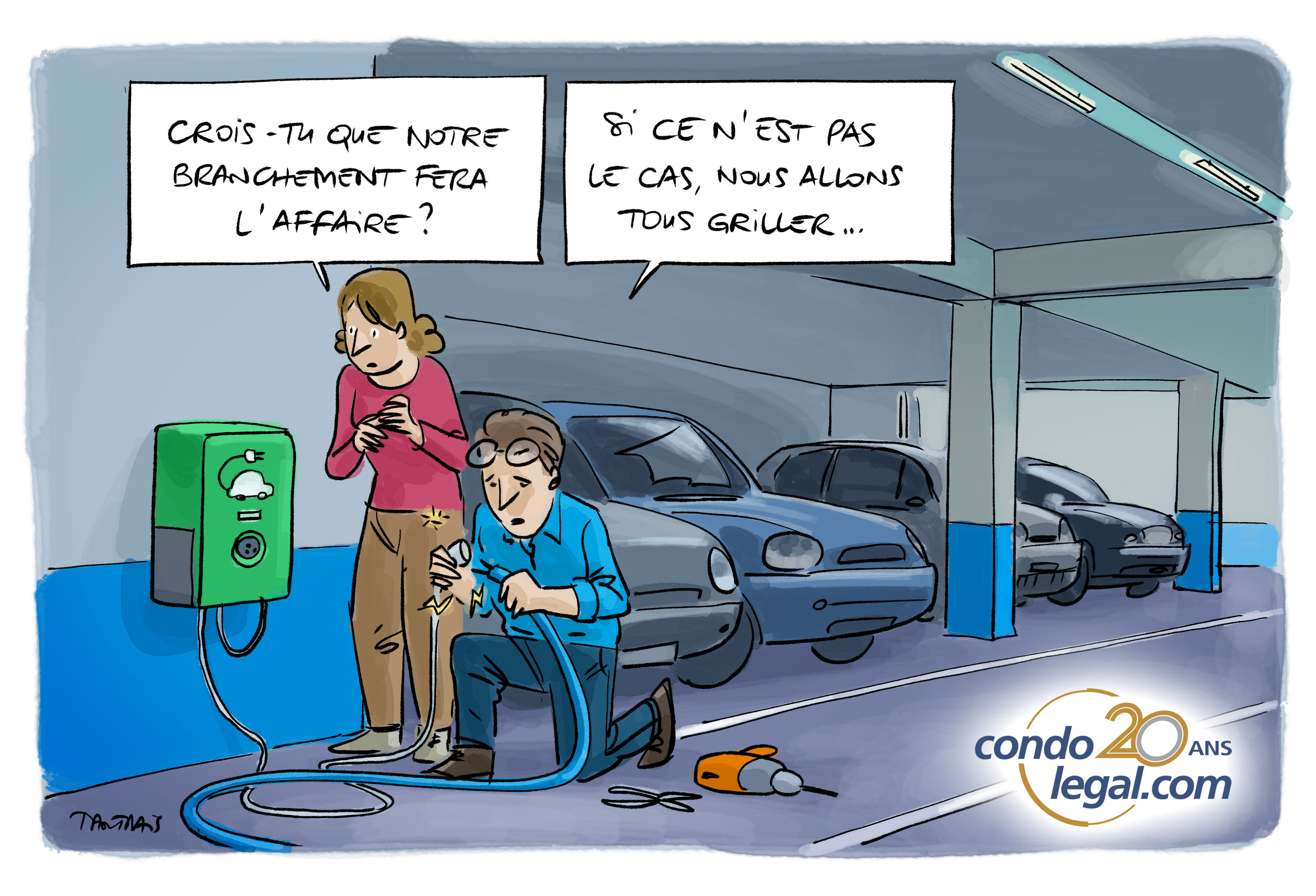 Où et comment installer une borne de recharge pour voiture électrique en  copropriété ?